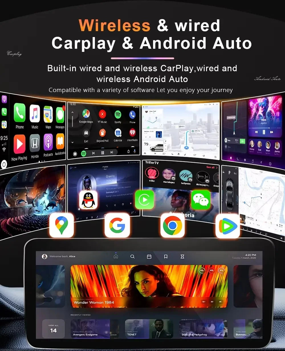 Ford Fiesta 12.3" — Android 15, QLED, 4G