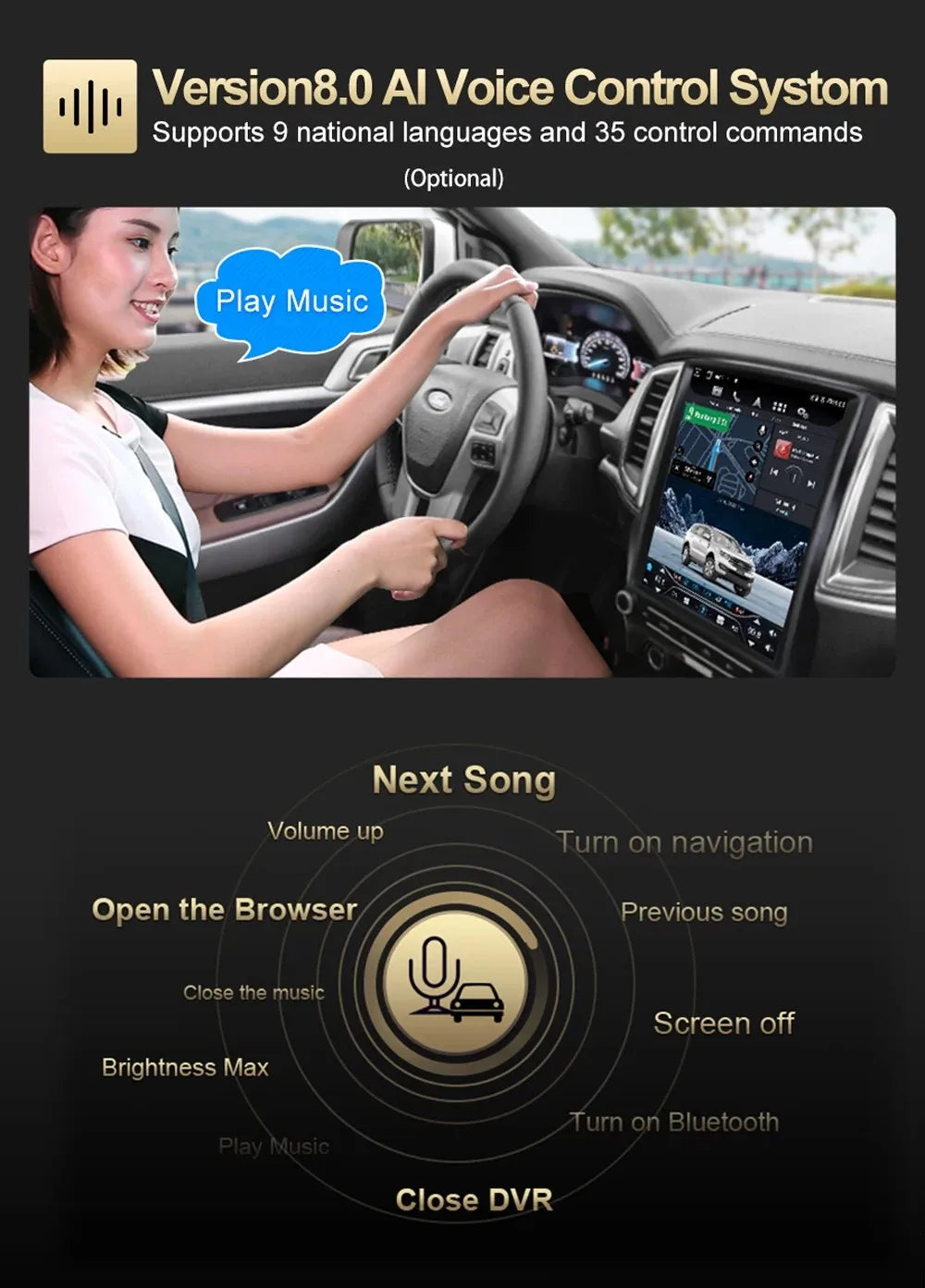 Android 15 Autoradio — Land Rover Discovery 4 LR4 2009-2016, CarPlay, GPS, 4G WiFi