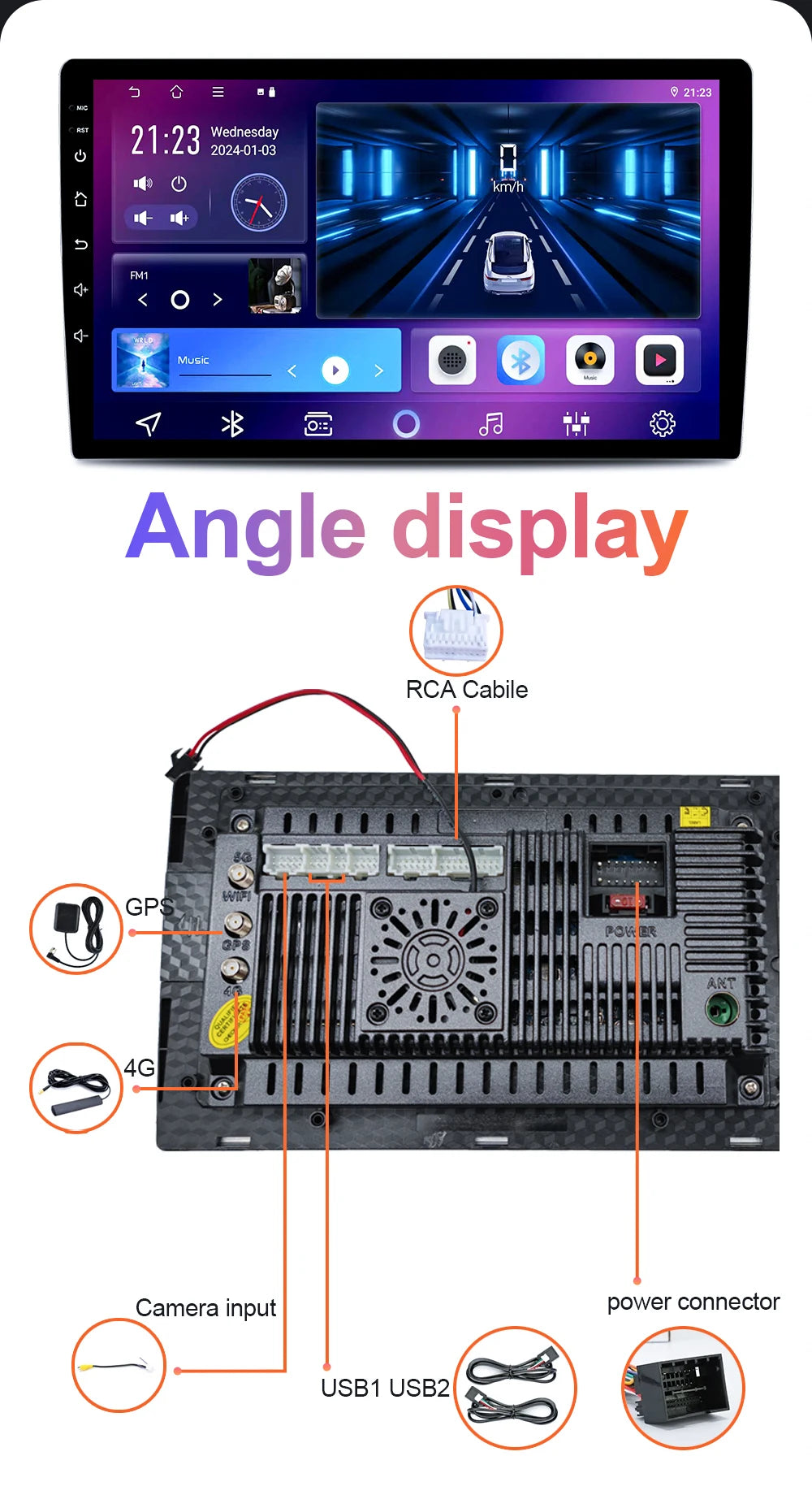 Peugeot 308 Car Radio — CarPlay, 5G WiFi