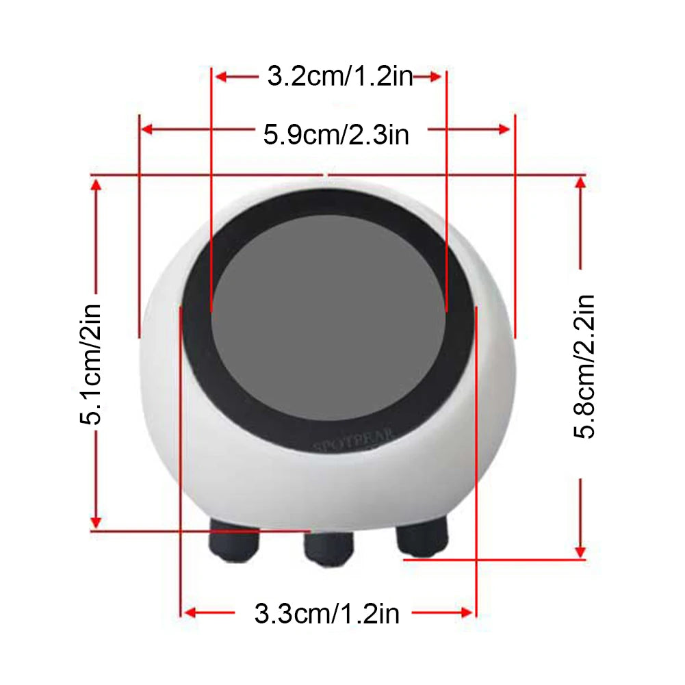 AI Voice Chat Robot No Touch Screen LCD Display Mini Robot Tabletop Ornaments Smart Assistant Robot for Home Decor(No Battery)