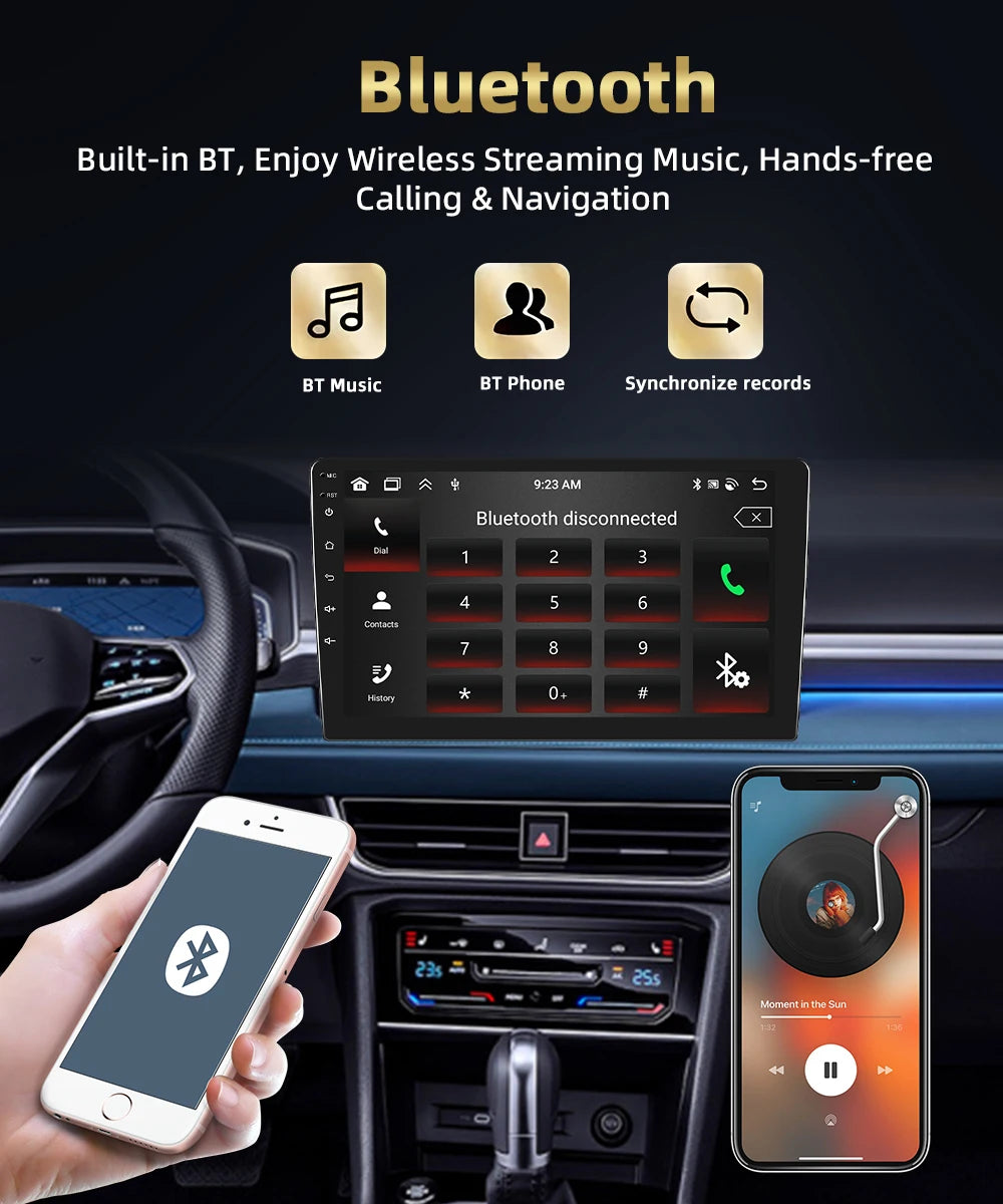 Podofo Hyundai Santa Fe — 8+128G, CarPlay, 4G