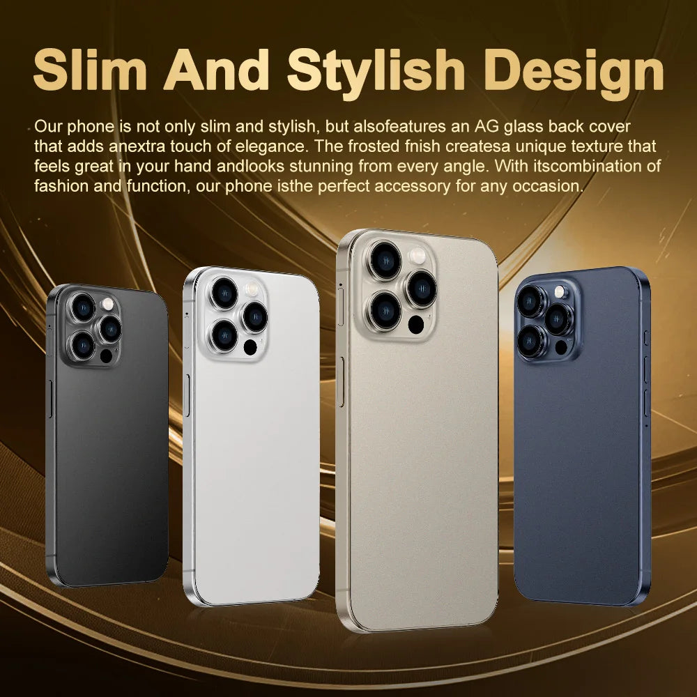 i16 Pro Max Display — AMOLED, Touch Screen