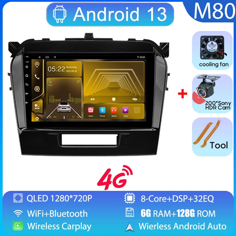 Suzuki Vitara — Android Car Radio, GPS, CarPlay