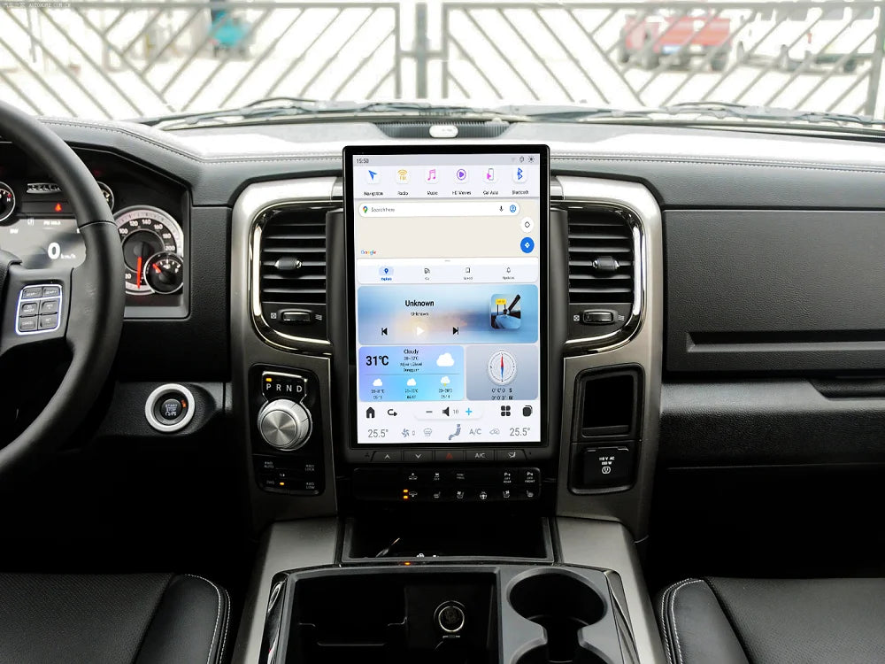 Dodge Ram 14.4" — Android 13, CarPlay, Vertical Screen
