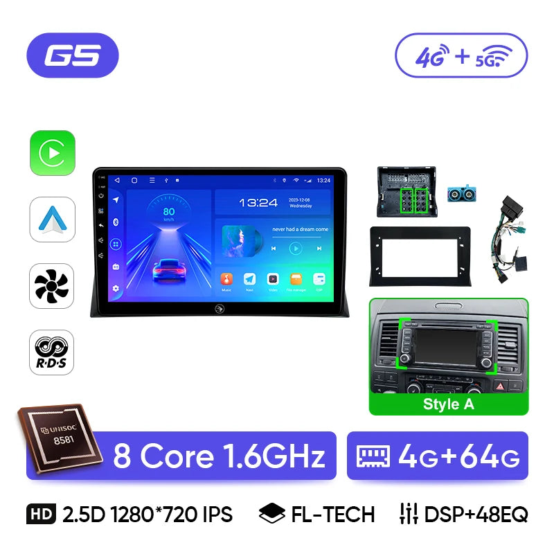VW Amarok/T5 — Wireless CarPlay, HDMI, Android