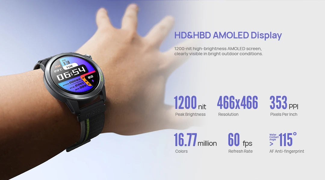 Mibro GS Active2 — AMOLED, GPS, 150+ Sports
