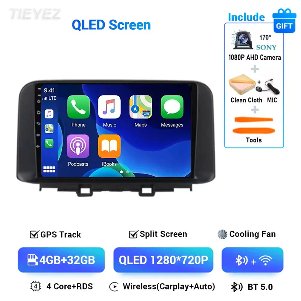 Hyundai Kona Android 15 — WiFi, CarPlay, Multimedia