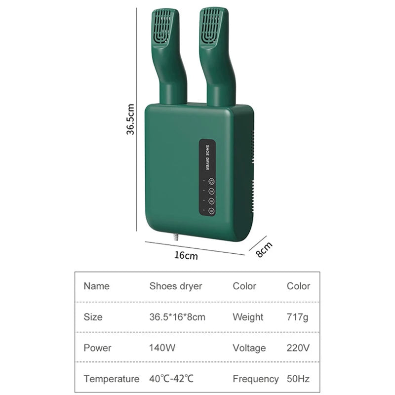 Shoe & Boot Dryer — Steriliser, Odour Eliminator