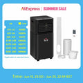 HOMCOM 8000 BTU Portable Air Conditioner 4 Modes LED Display Timer Home Office
