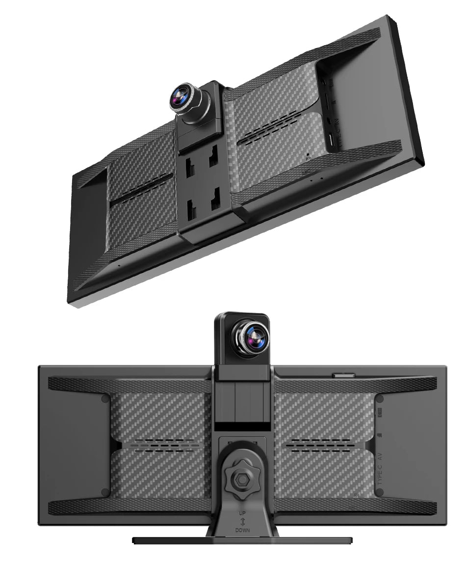 4K Dash Cam — Wireless CarPlay, Dual Lens