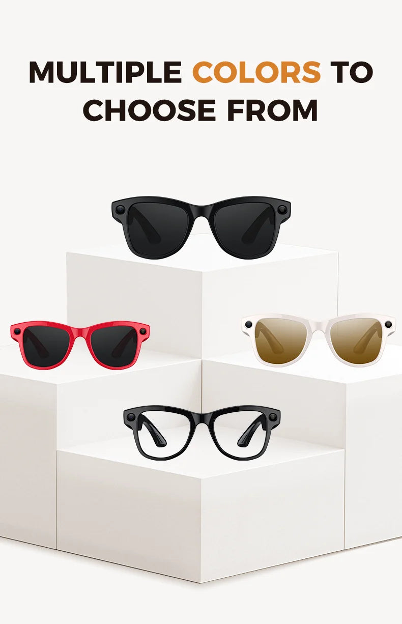 2026 AI Glasses — 4K Camera, ChatGPT, 32GB
