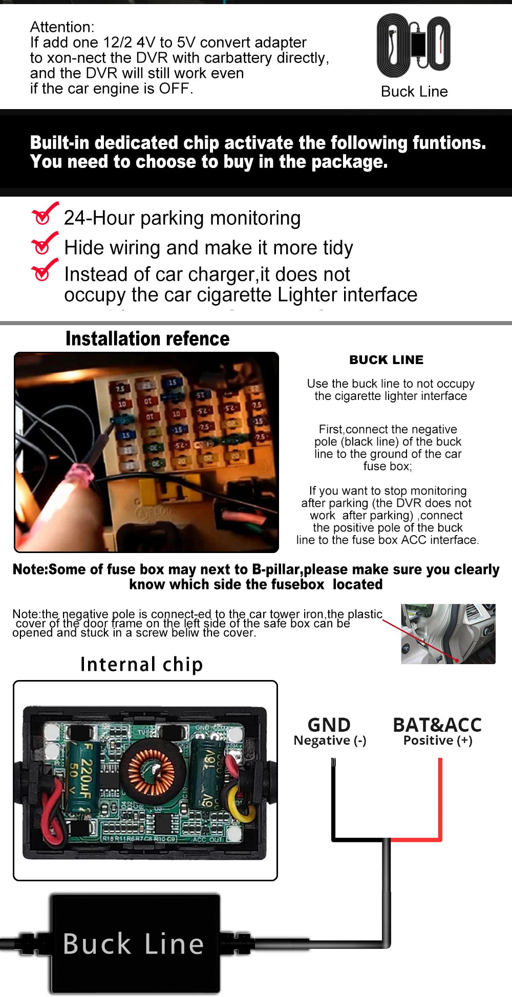 WiFi 3-Channel Dash Cam — 1080P, Cabin Lens