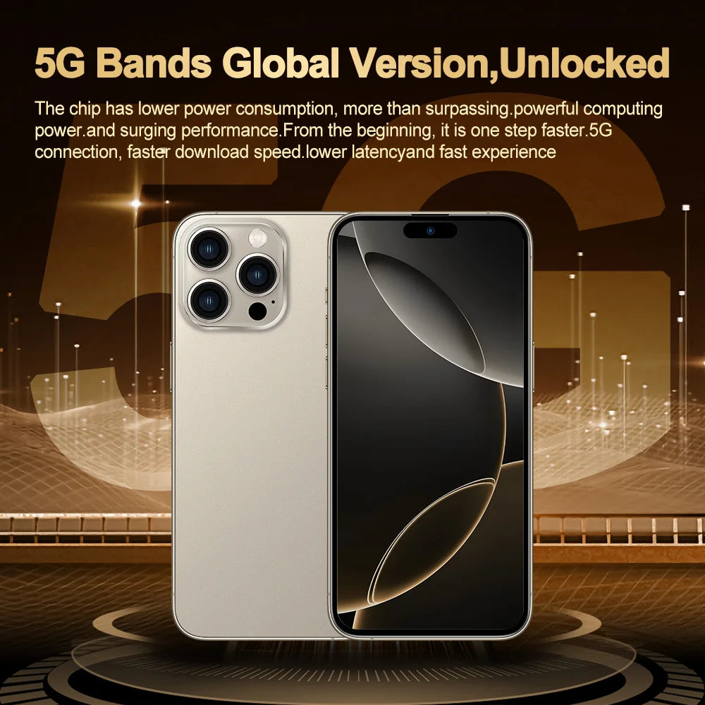 i16 Pro Max Display — AMOLED, Touch Screen