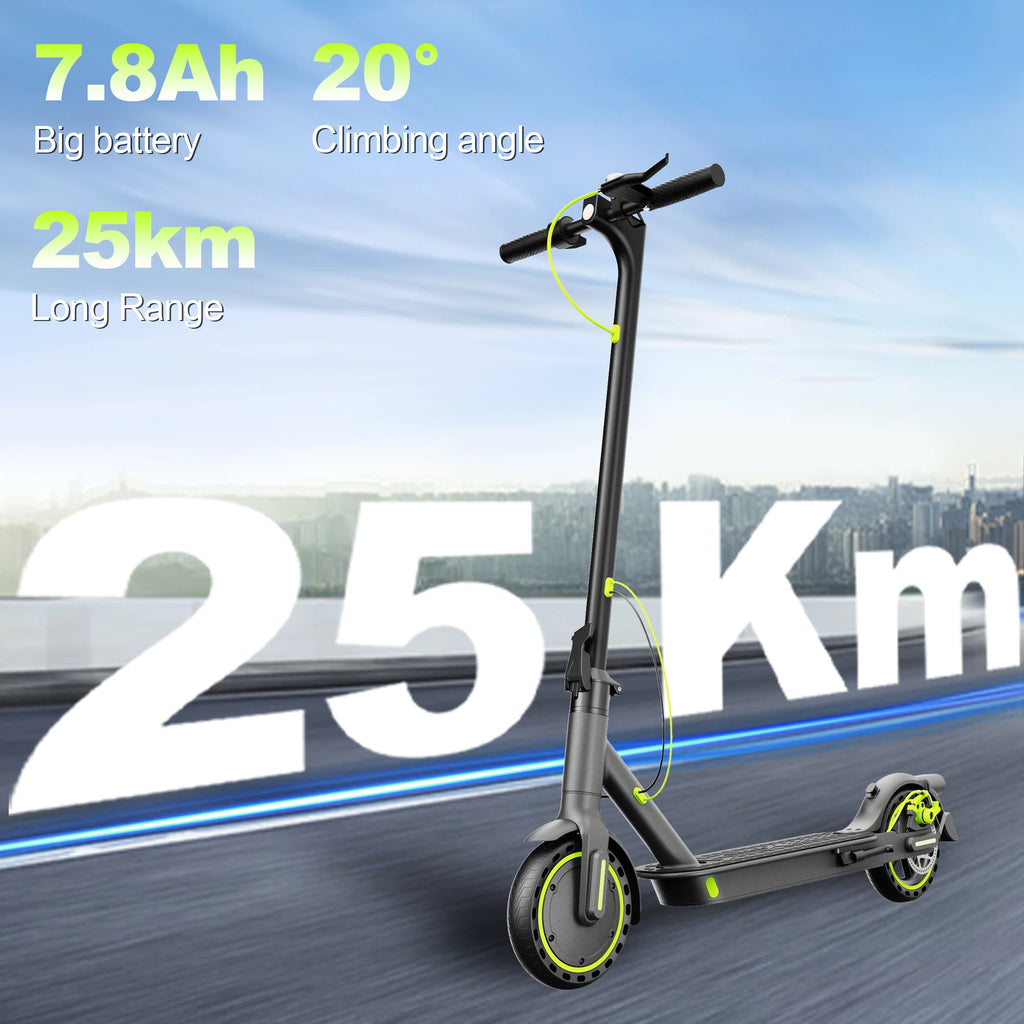 TODIMART S3 350W Portable Electric Scooter for Adults Fast Commuter e scooter with APP 36V 7.8Ah APP 25km/h 8.5'' Solid Tires