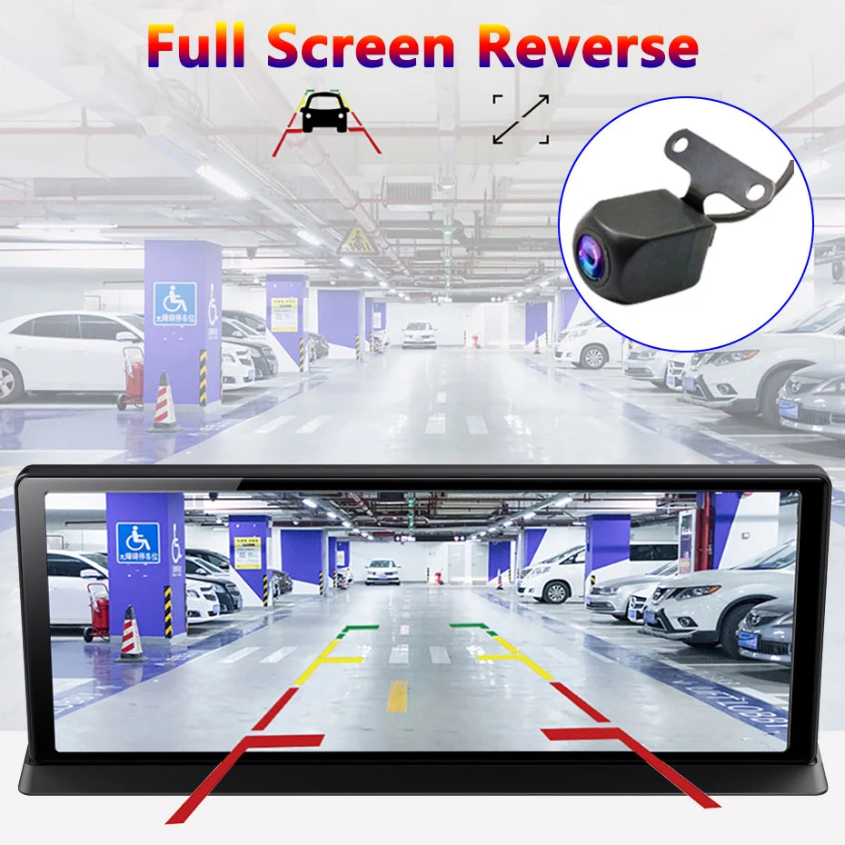 11.3" 4K Dashcam — CarPlay, Voice Control