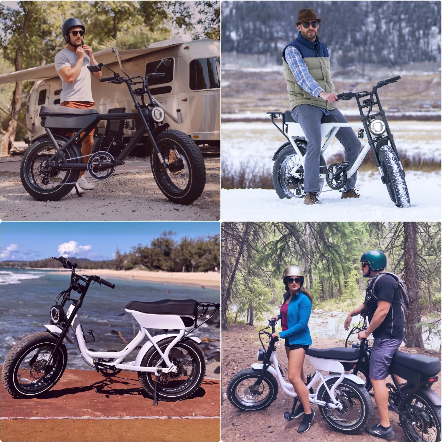 750W Fat Tire E-Bike — Disc Brakes, 7-Speed