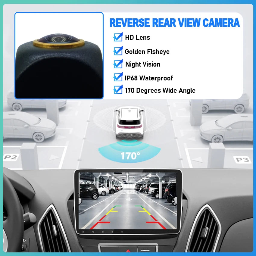 Mini Cooper Camera — 1080P, Rear View, Parking