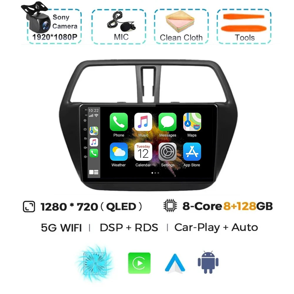 Suzuki SX4 Android 15 — Wireless CarPlay, 4G GPS