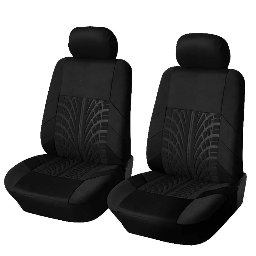 Car Seat Covers Full Set Front Split Rear Bench For Car Universal Cloth SUV Sedan Van Automotive Interior Covers — available at Teckeleck