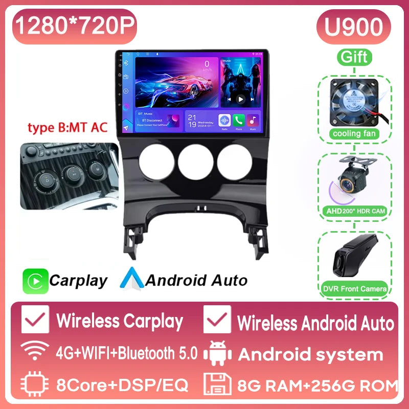 Peugeot 3008/5008 — Android 16, Wireless CarPlay