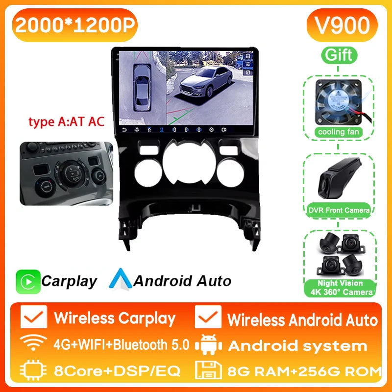 Peugeot 3008/5008 — Android 16, Wireless CarPlay
