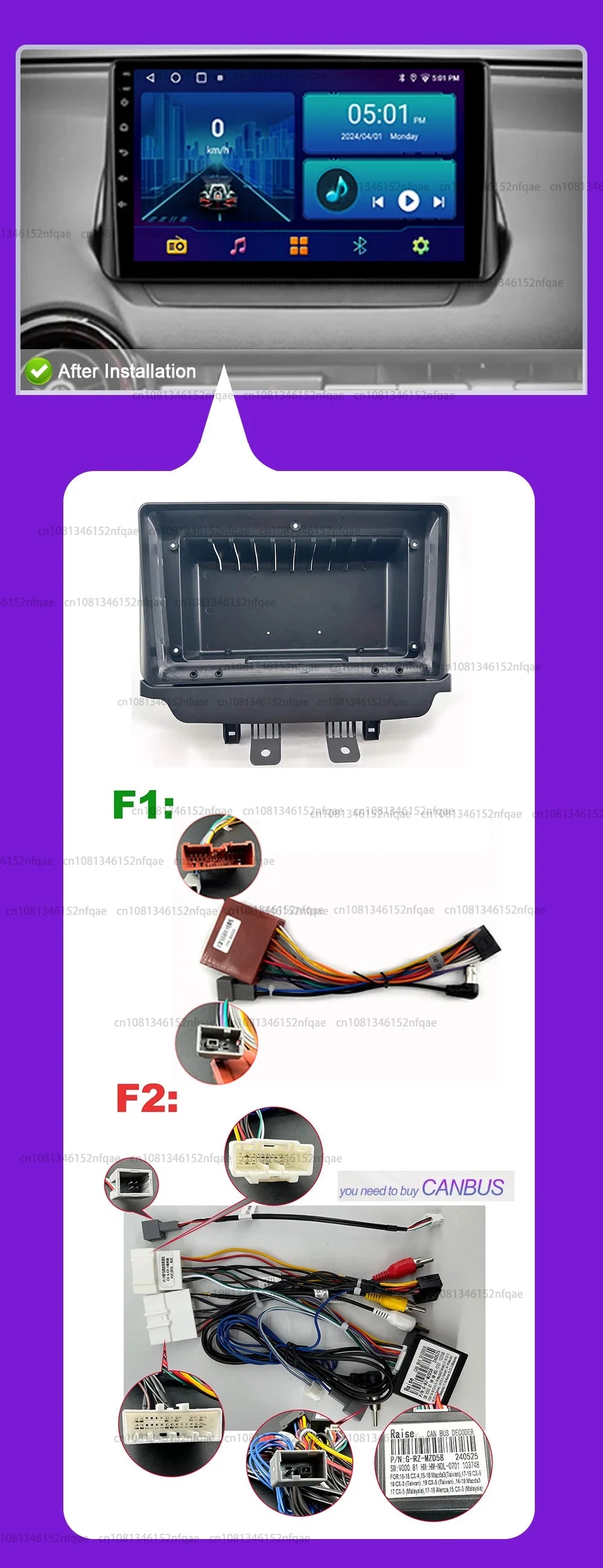 Mazda CX-3 — Android 15, GPS, 4G