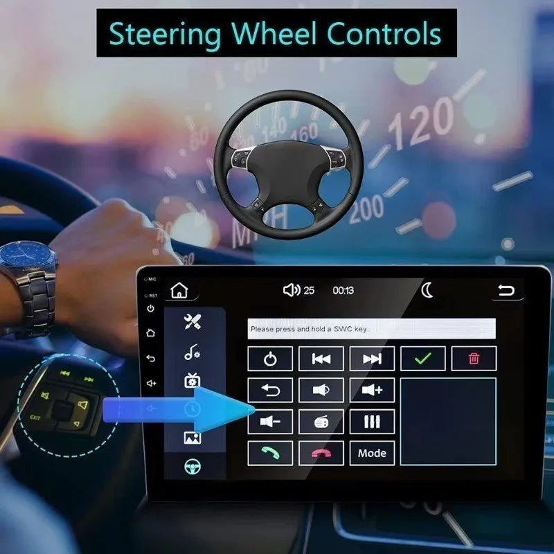 Evean 2Din Radio — Android 14, QLED, 360 Camera