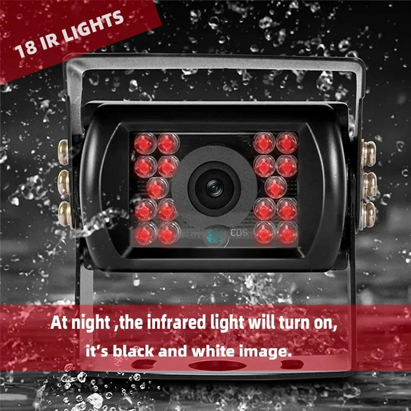 RV Mirror Monitor 7" — Night Vision, Touchscreen