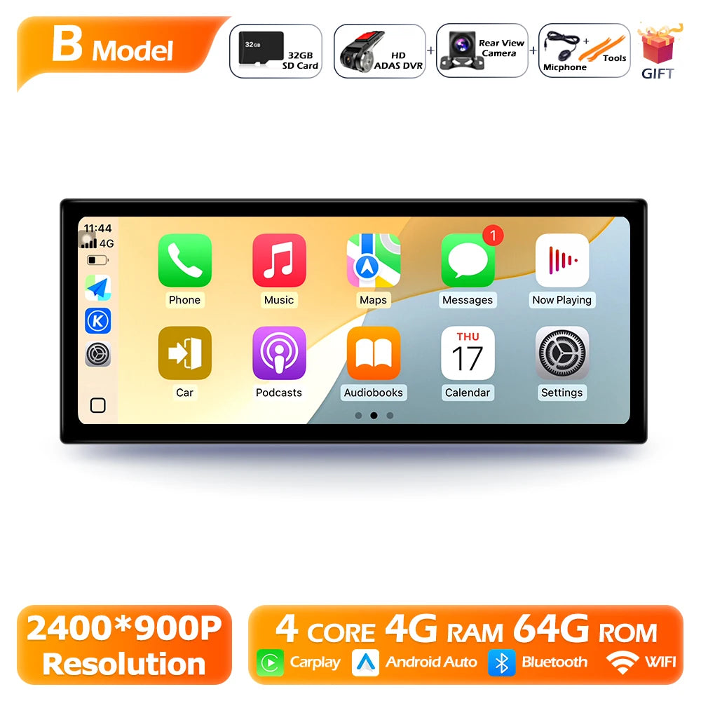 12.3" Android Radio — Mazda 3, QLED GPS