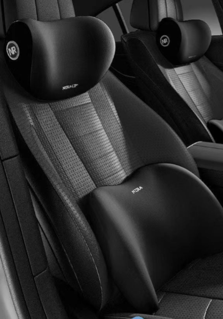 Memory Foam Car Headrest & Lumbar Support Set