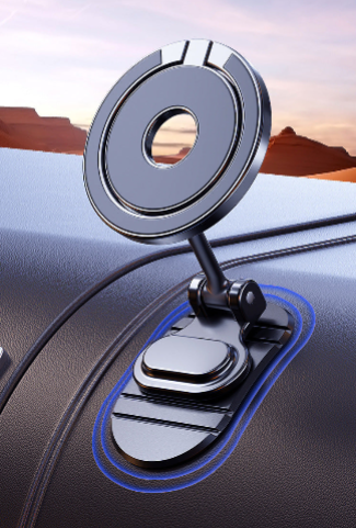 Cross-Border Car Phone Holder Magsafe Magnetic Car Dashboard Mount N52 Strong Magnetic Rotatable Support Bracket