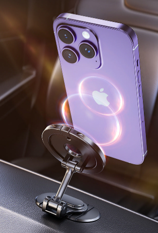 Cross-Border Car Phone Holder Magsafe Magnetic Car Dashboard Mount N52 Strong Magnetic Rotatable Support Bracket