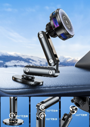 Car Mount Semiconductor Refrigeration Cooling Instrument Panel Adhesive Car Supplies New Navigation Rack Cross-Border