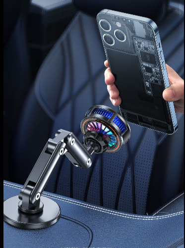 Car Mount Semiconductor Refrigeration Cooling Instrument Panel Adhesive Car Supplies New Navigation Rack Cross-Border