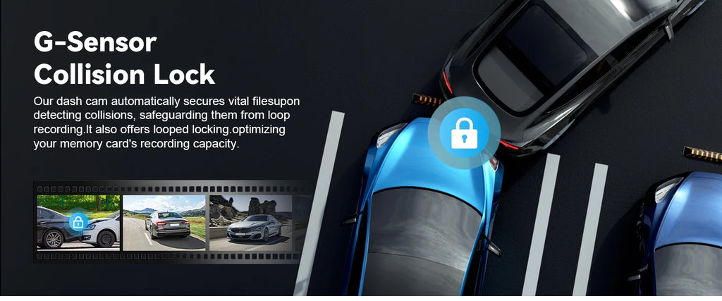 Kocam 2K Dash Cam — WiFi, GPS, Night Vision