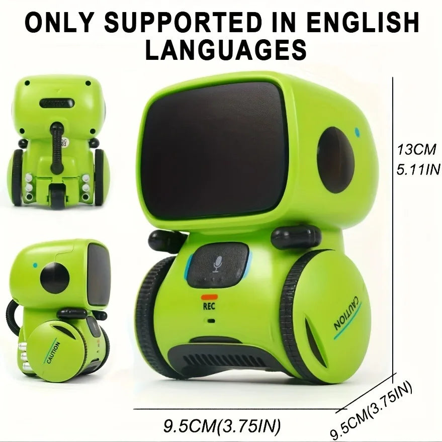 Multiple Languages Smart Voice Interactive Robot Dialogue Touch Mini Robot Recording Voice Changing Children's Toy Christmas