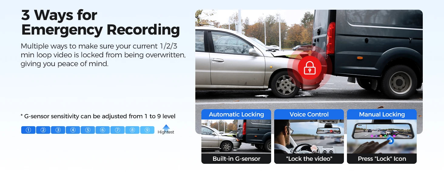 AZDOME PG17 MAX — 4K Dash Cam, GPS, Voice Control