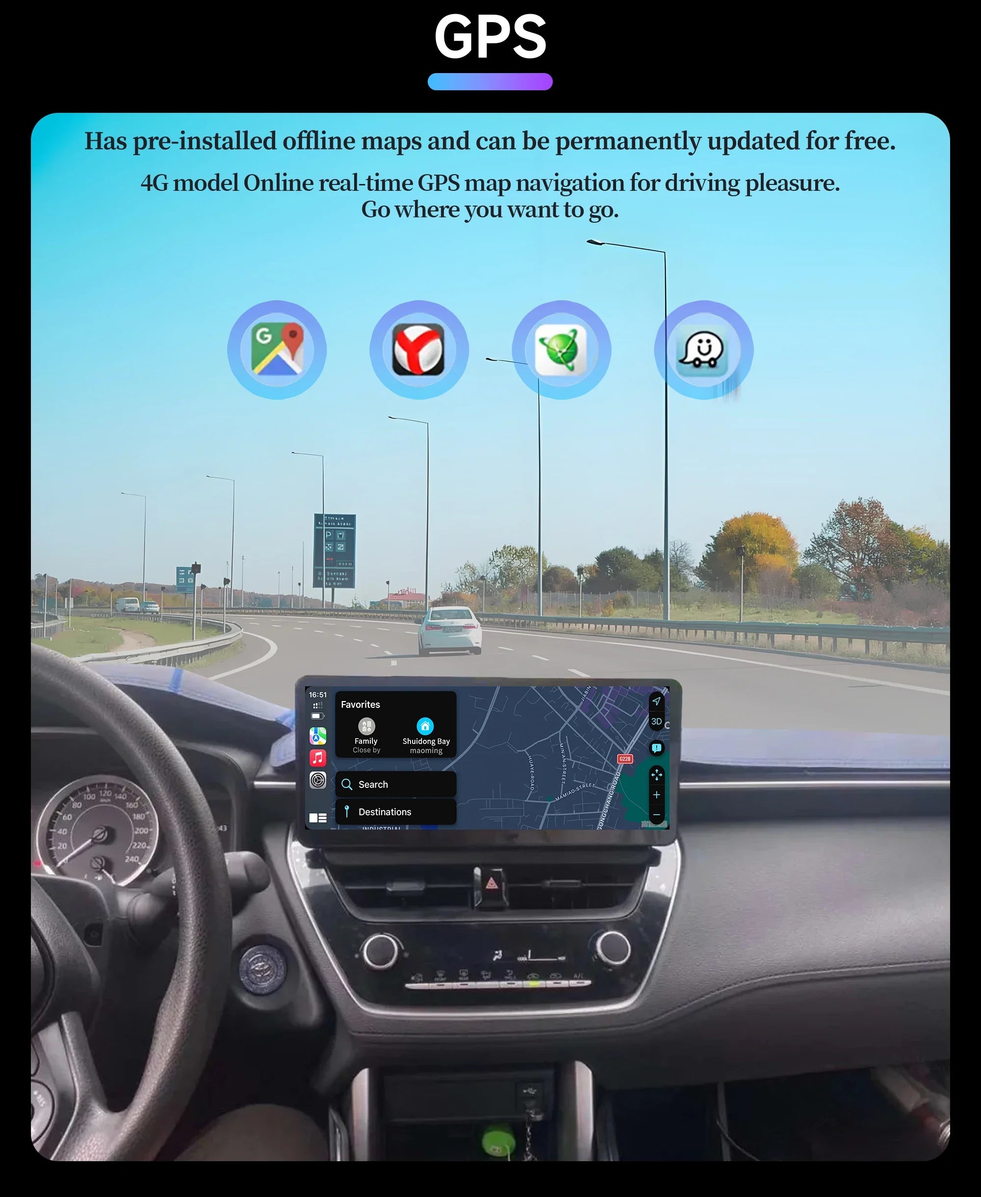 12.3" Android Radio — Honda Civic, CarPlay