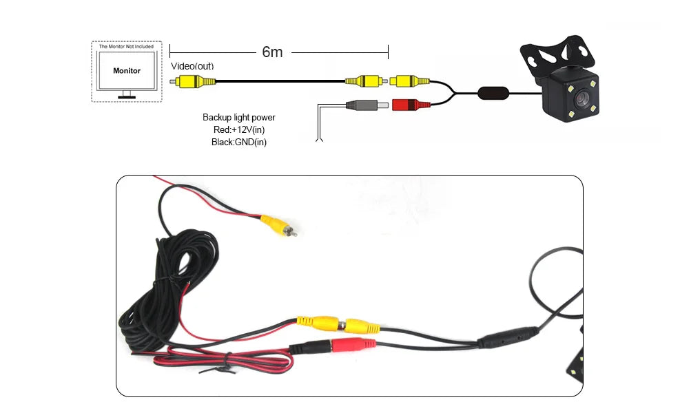 Universal Rear Camera — 1080P, Night Vision, Waterproof