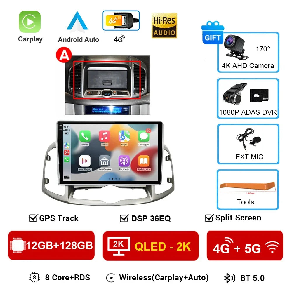 Chevrolet Captiva — Android 16, GPS, CarPlay