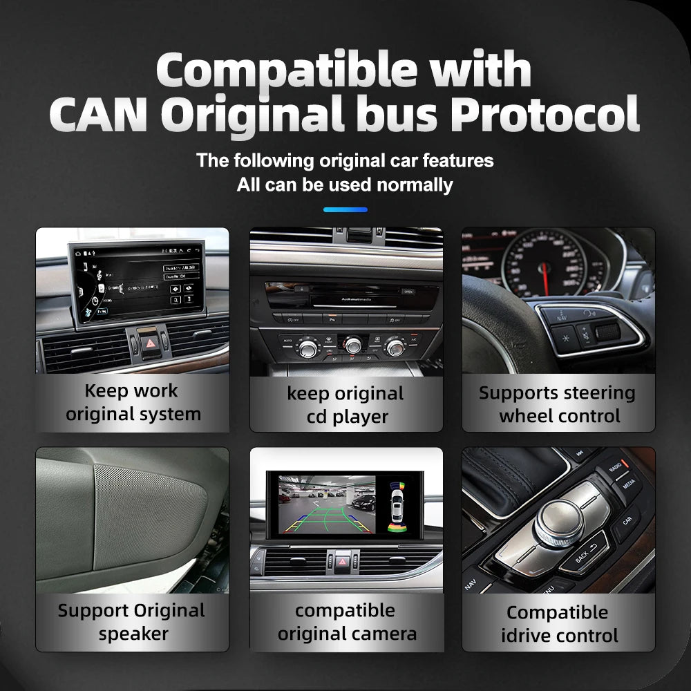 Audi A6/A7 Android 14 — 12.3", CarPlay, GPS