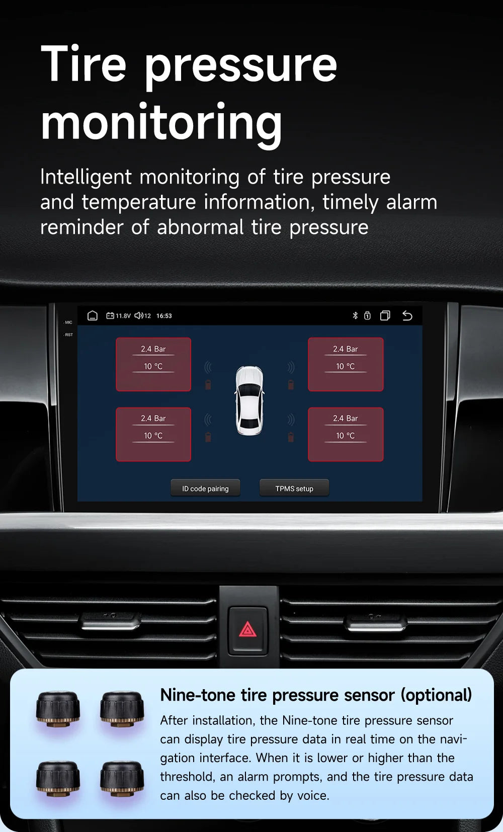 Mercedes W164 Android 14 — CarPlay, 2 Din, GPS
