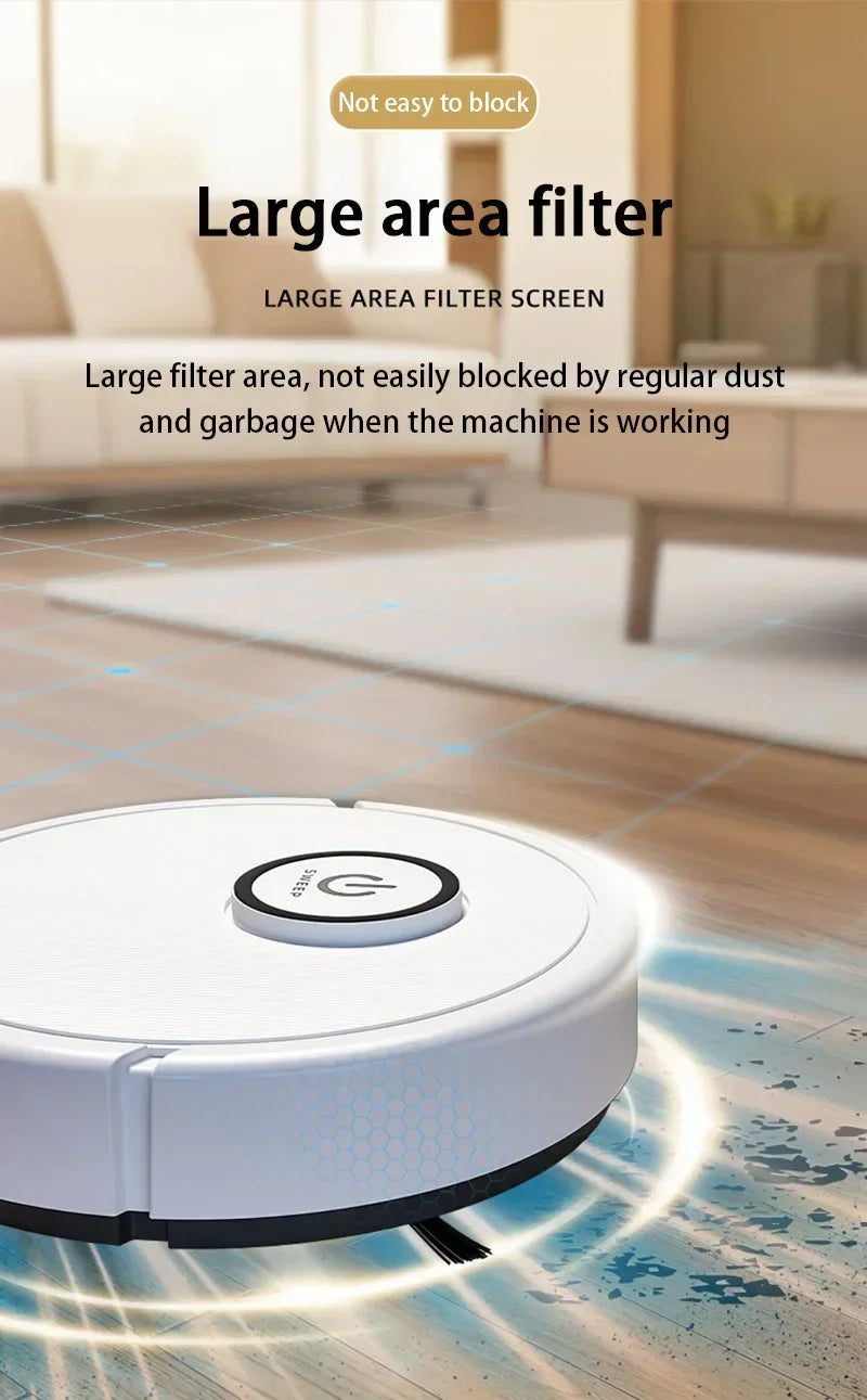 Robot Vacuum Cleaner — 6000Pa, Laser Navigation