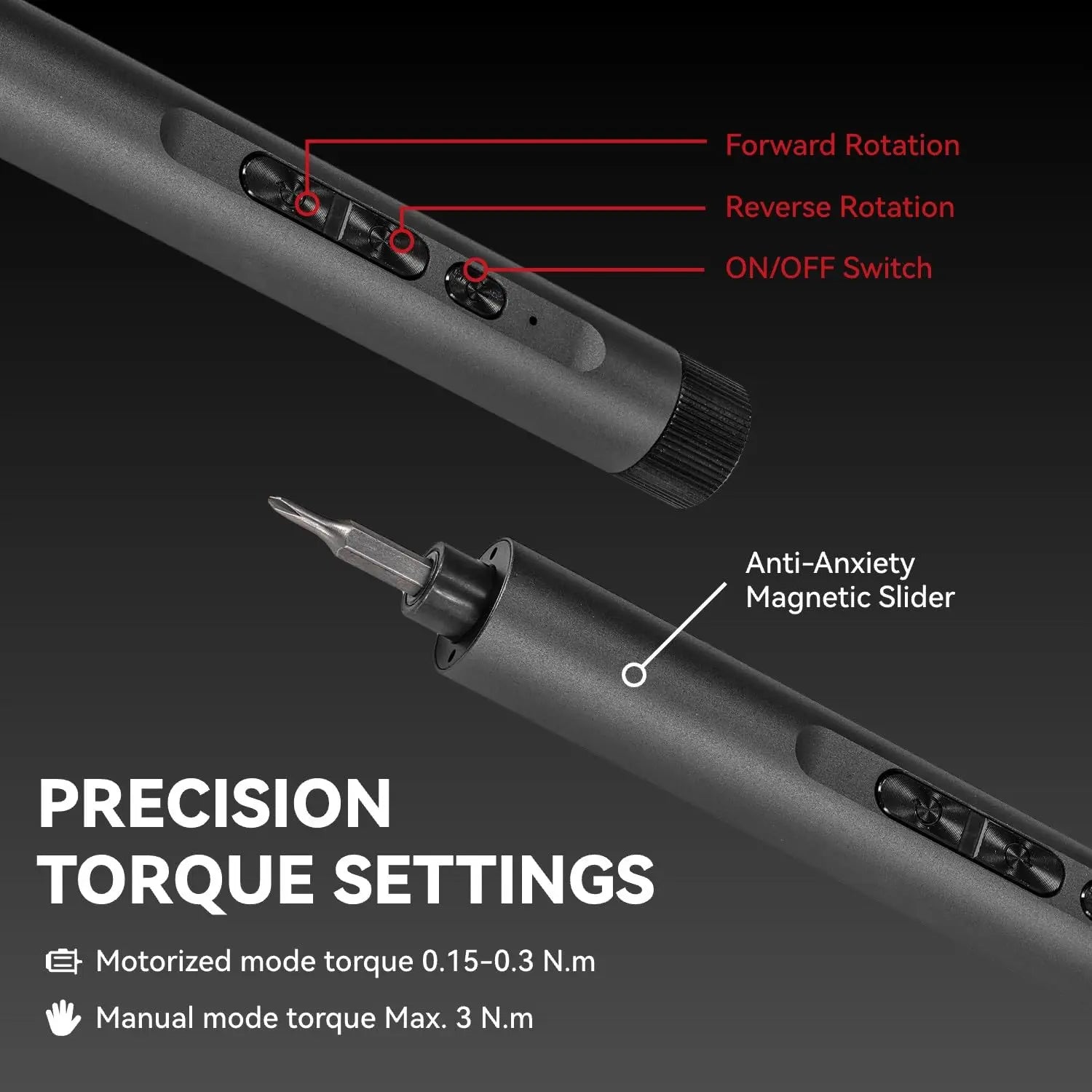 Precision Electric Screwdriver Set 138 in 1 with LED Magnetic Phillips Torx Screwdriver Bits for iPhone PC Camera Watch Glasses