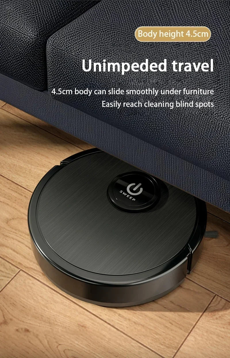 Robot Vacuum Cleaner — 6000Pa, Laser Navigation