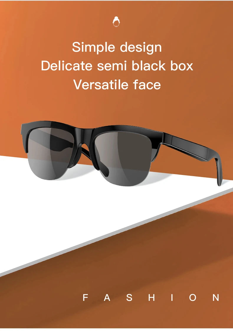 Smart Bluetooth Sunglasses — HiFi Audio, UV Protection