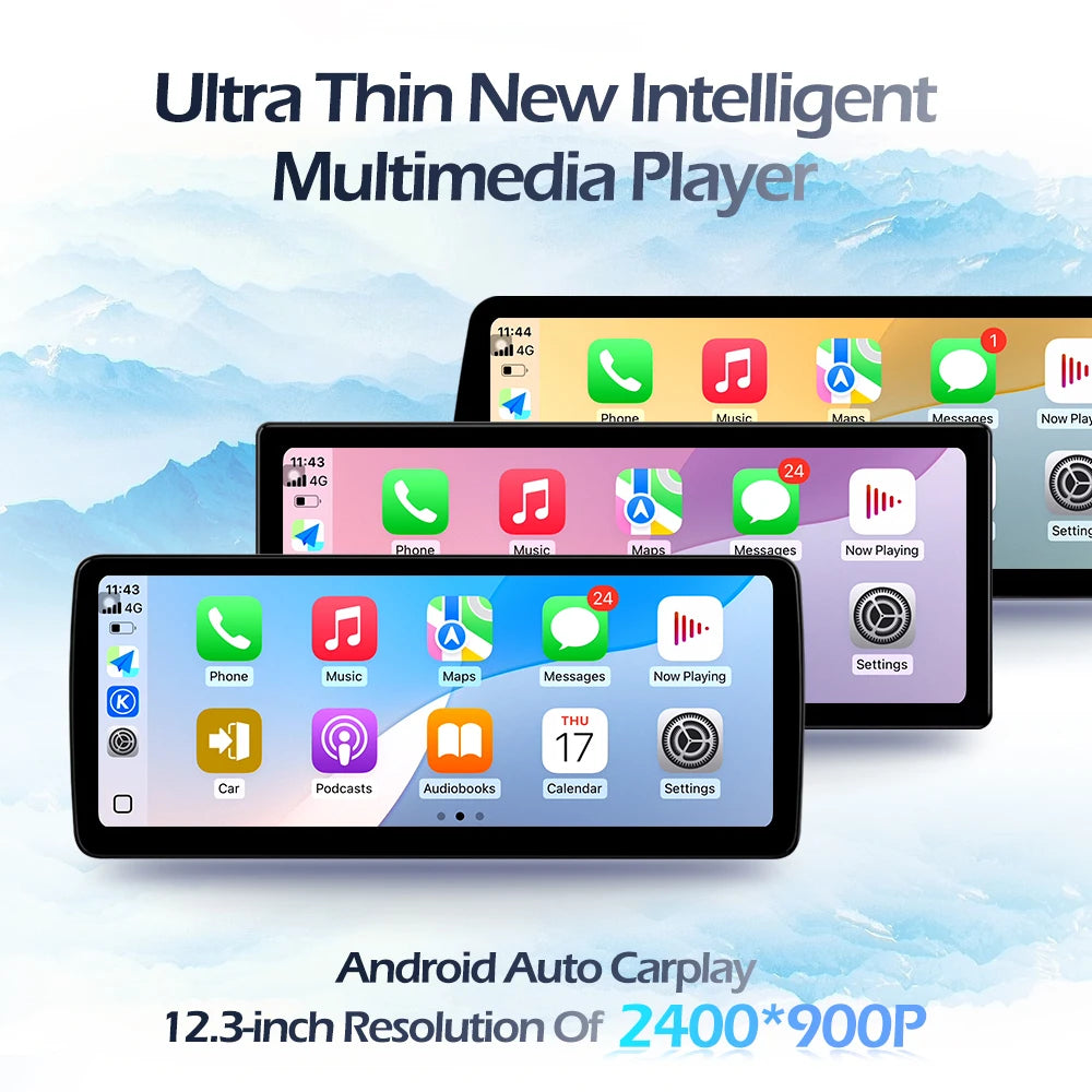 12,3" Android Autoradio — Mazda 3 Axela 2020-2022, 2400x900P, CarPlay, GPS, WiFi