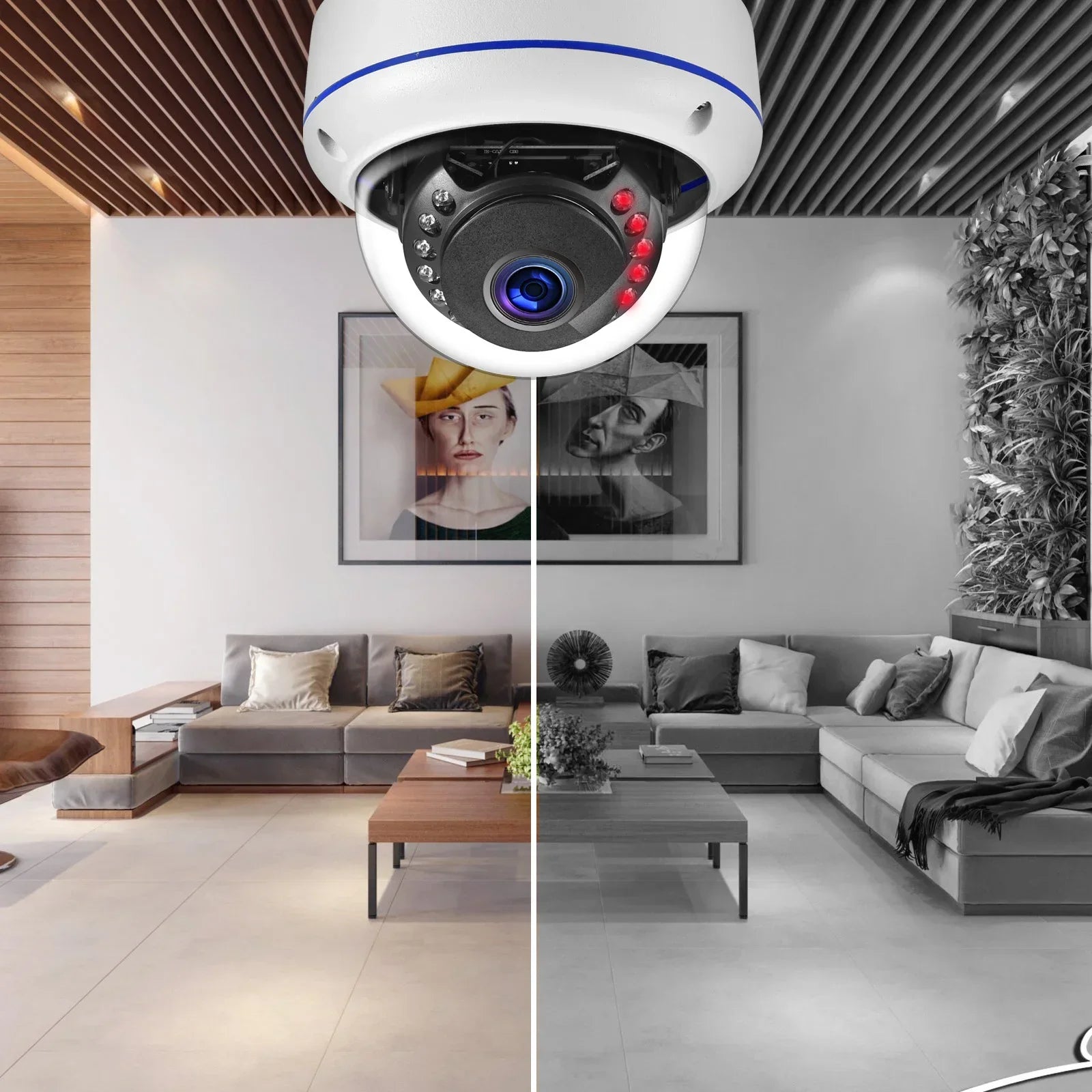 10-Kanal 4K 8MP PoE Überwachungskamera-Set mit Audio, Bewegungserkennung, vandalensicherer Dome-Kamera, 5MP 4MP CCTV Überwachungsschutz