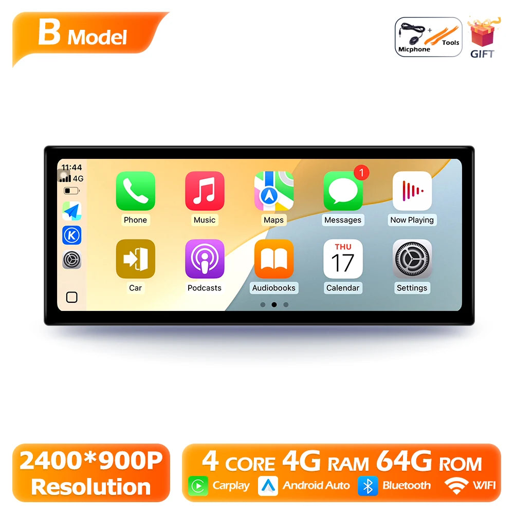 12.3" Android Radio — Mazda 3, QLED GPS