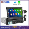 Podofo 1Din — Retractable Screen, CarPlay, Android Auto